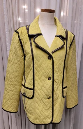 Tasha Polizzi Quilted Faux Suede Jacket