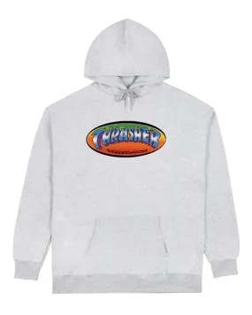 Thrasher Ninety-Five by Spanky Pullover Hoodie-Ash Grey