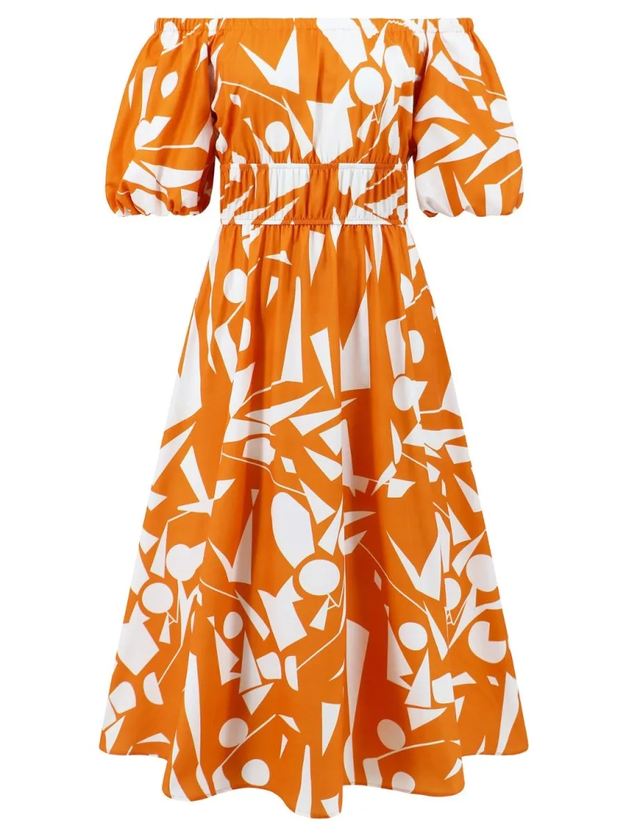 Tropical Hideaway Maxi Floral Off The Shoulder Dress