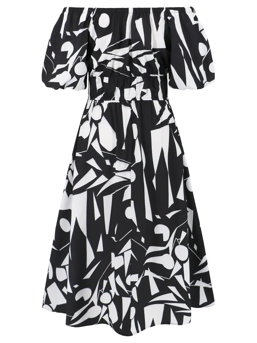 Tropical Hideaway Maxi Floral Off The Shoulder Dress