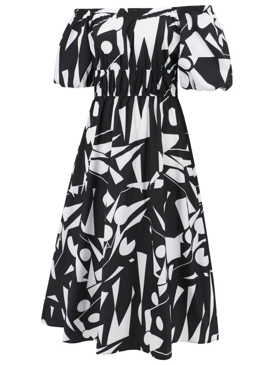 Tropical Hideaway Maxi Floral Off The Shoulder Dress