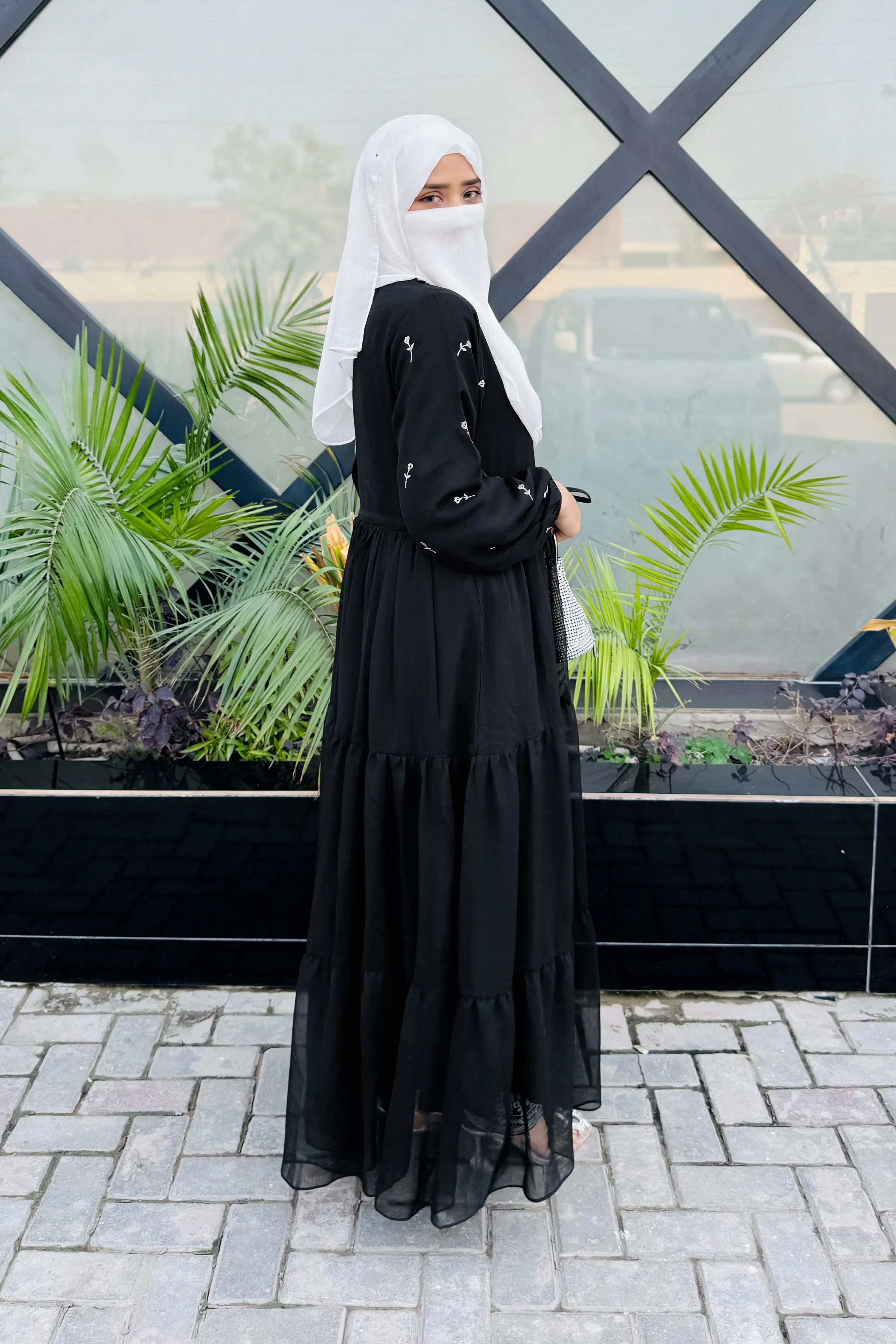 Twilight Embroidered Modest Dress