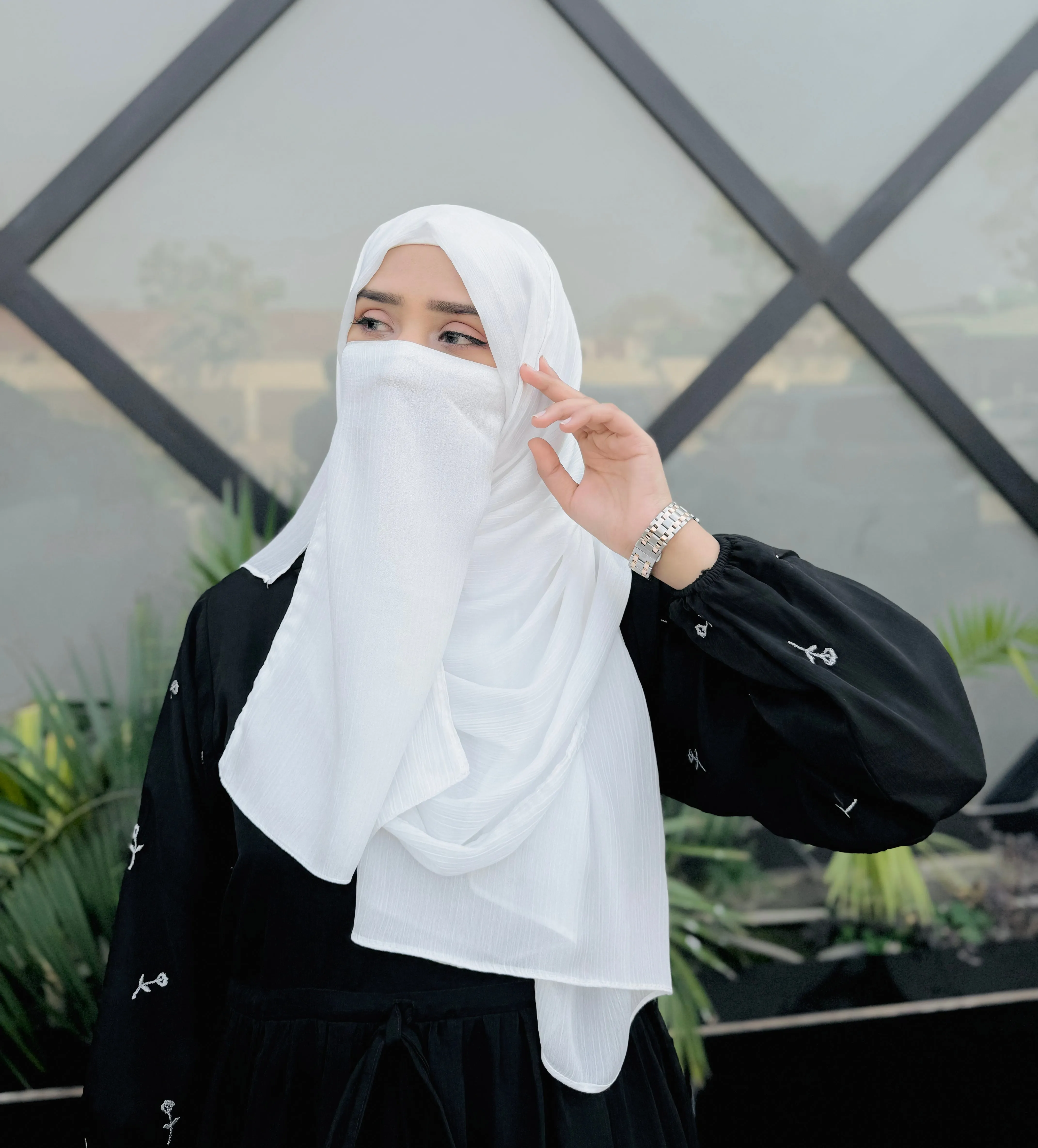 Twilight Embroidered Modest Dress