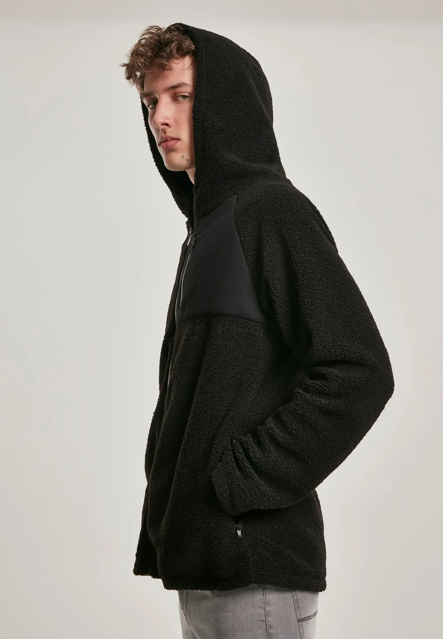 UC Hooded Sherpa Zip Jacket