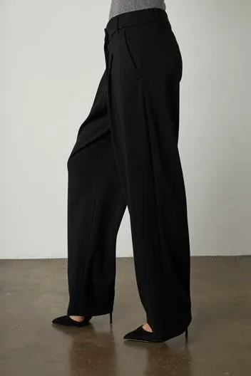 Velvet Leona Ponti Wide Leg Pant - Black