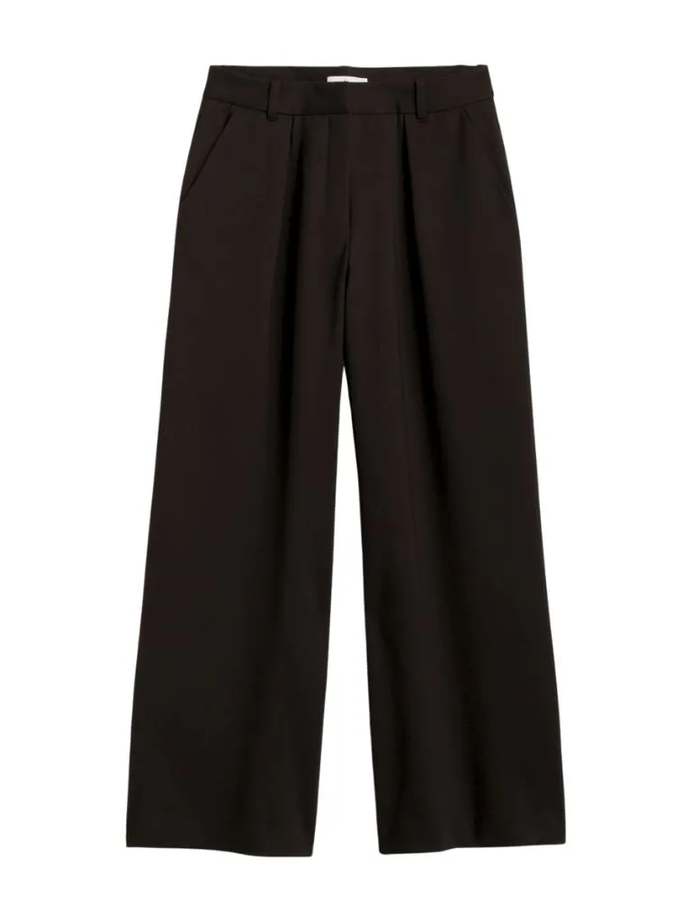 Velvet Leona Ponti Wide Leg Pant - Black