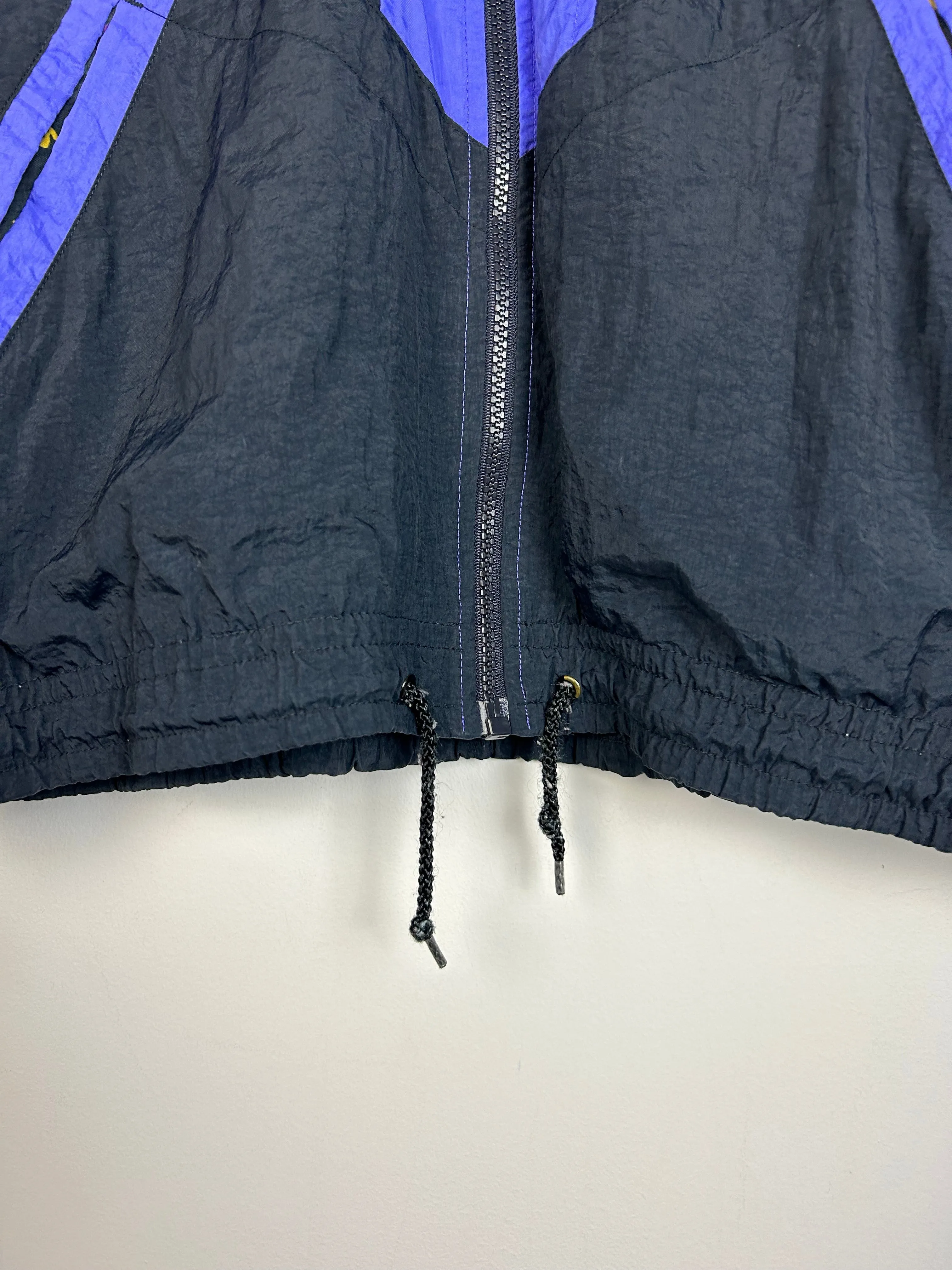 Vintage 90's Nike Elite Black & Purple Windbreaker