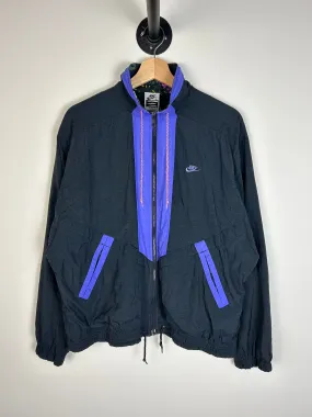 Vintage 90's Nike Elite Black & Purple Windbreaker