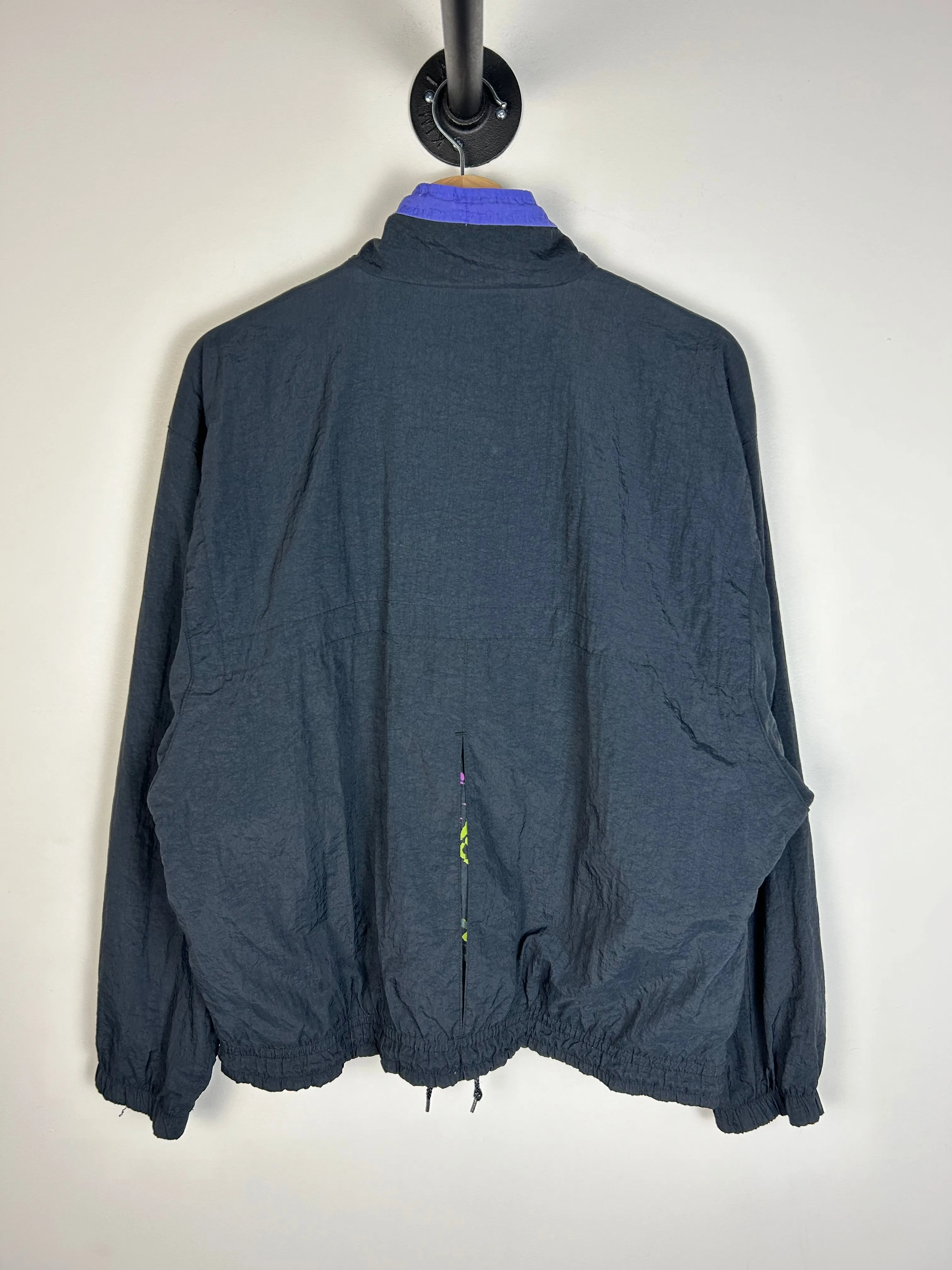 Vintage 90's Nike Elite Black & Purple Windbreaker