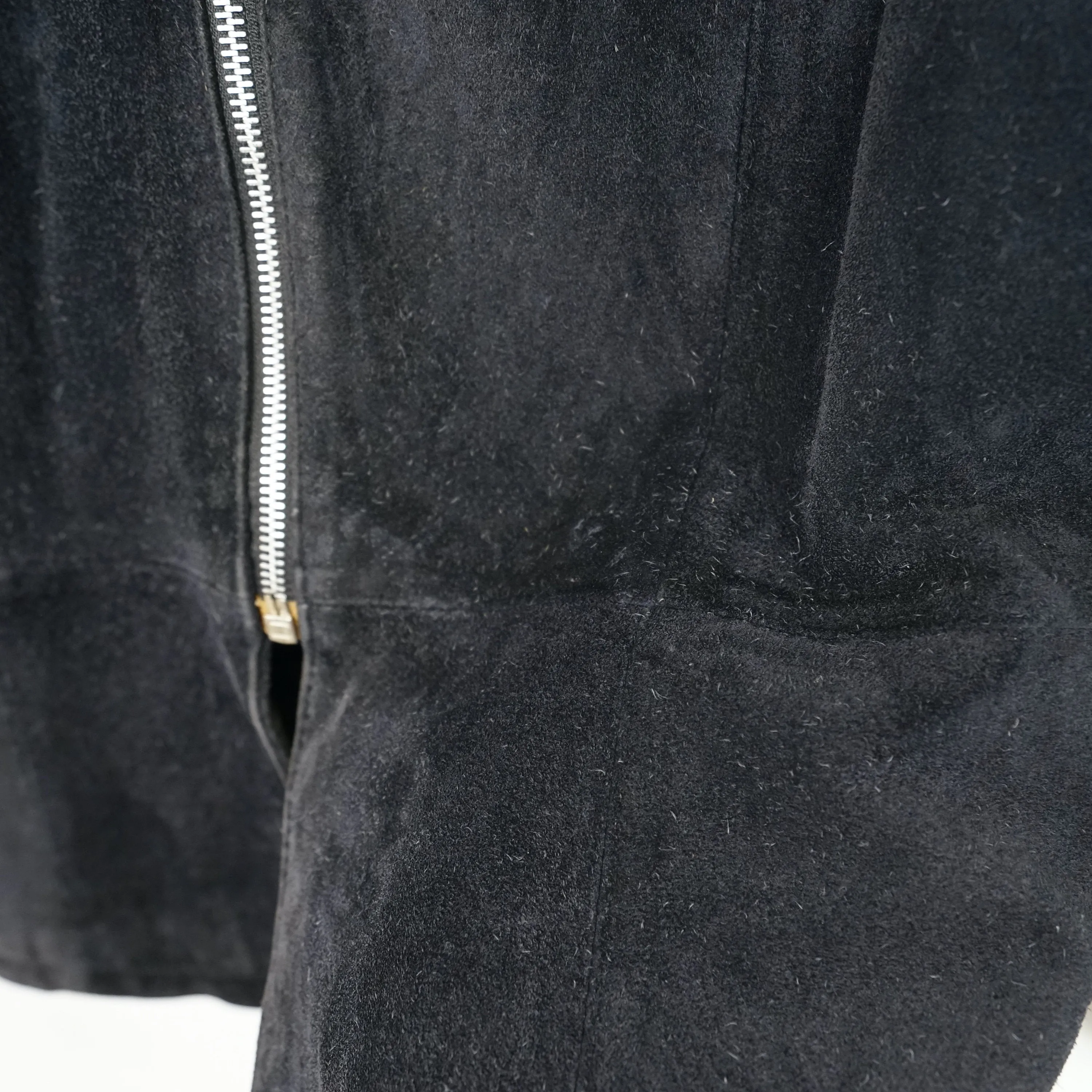 Vintage dark blue suede jacket Size S