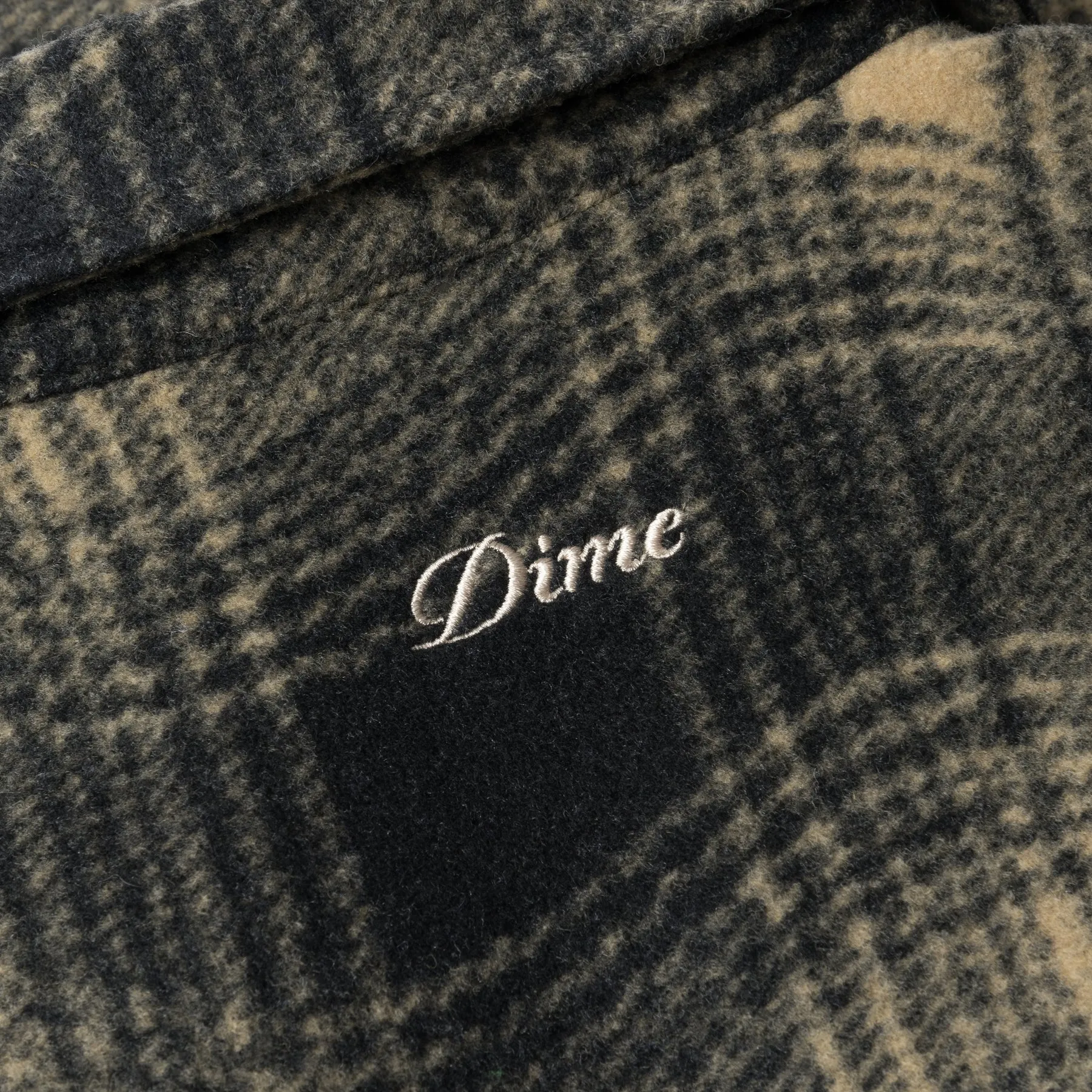 Wave Plaid Jacket - Camel