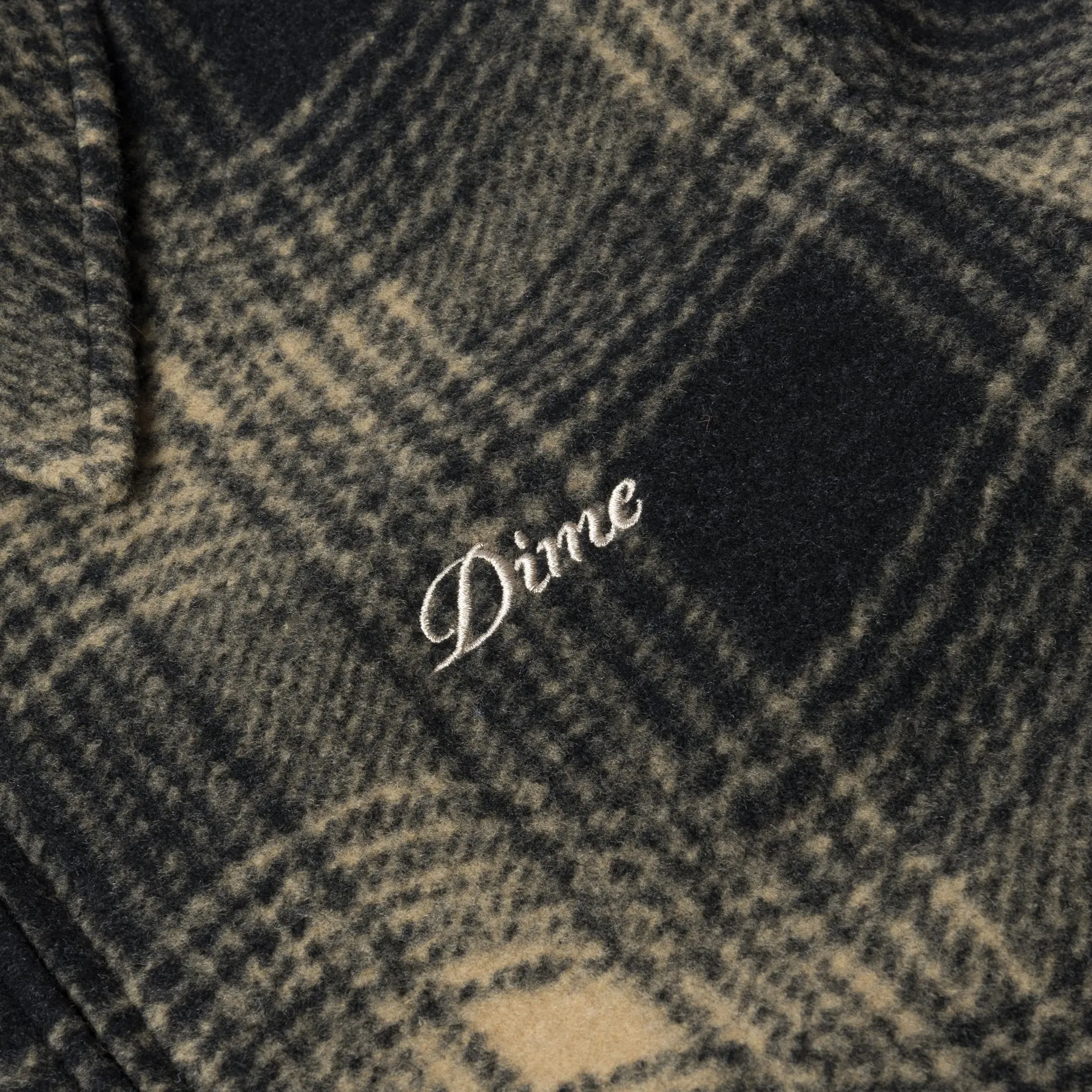 Wave Plaid Jacket - Camel