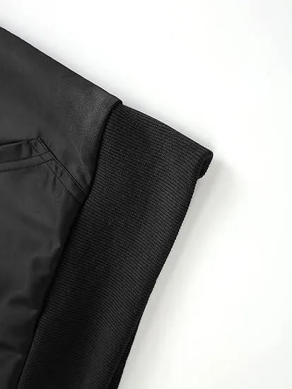 Women's Black Full Zipper Casual Hoodie-ZPK007302