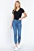 Women's Snap Crotch Short Sleeve V-Neck Cotton Jersey Bodysuit
