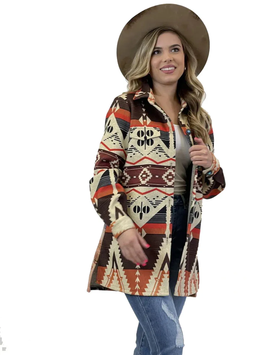 Women's Western Print Jacket