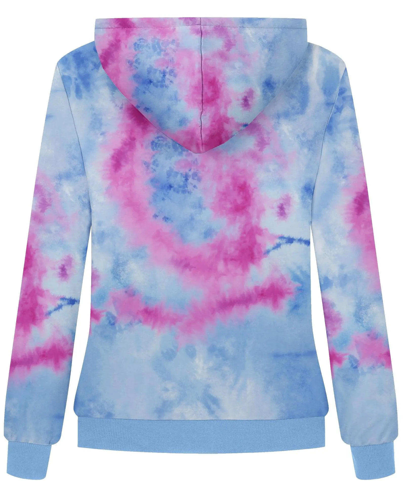Women's Zipper Fleece Sherpa Lined Hoodie-ZPK006159
