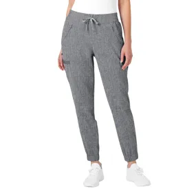 WonderWink Women's Jogger Scrub Pant - Grey Heather