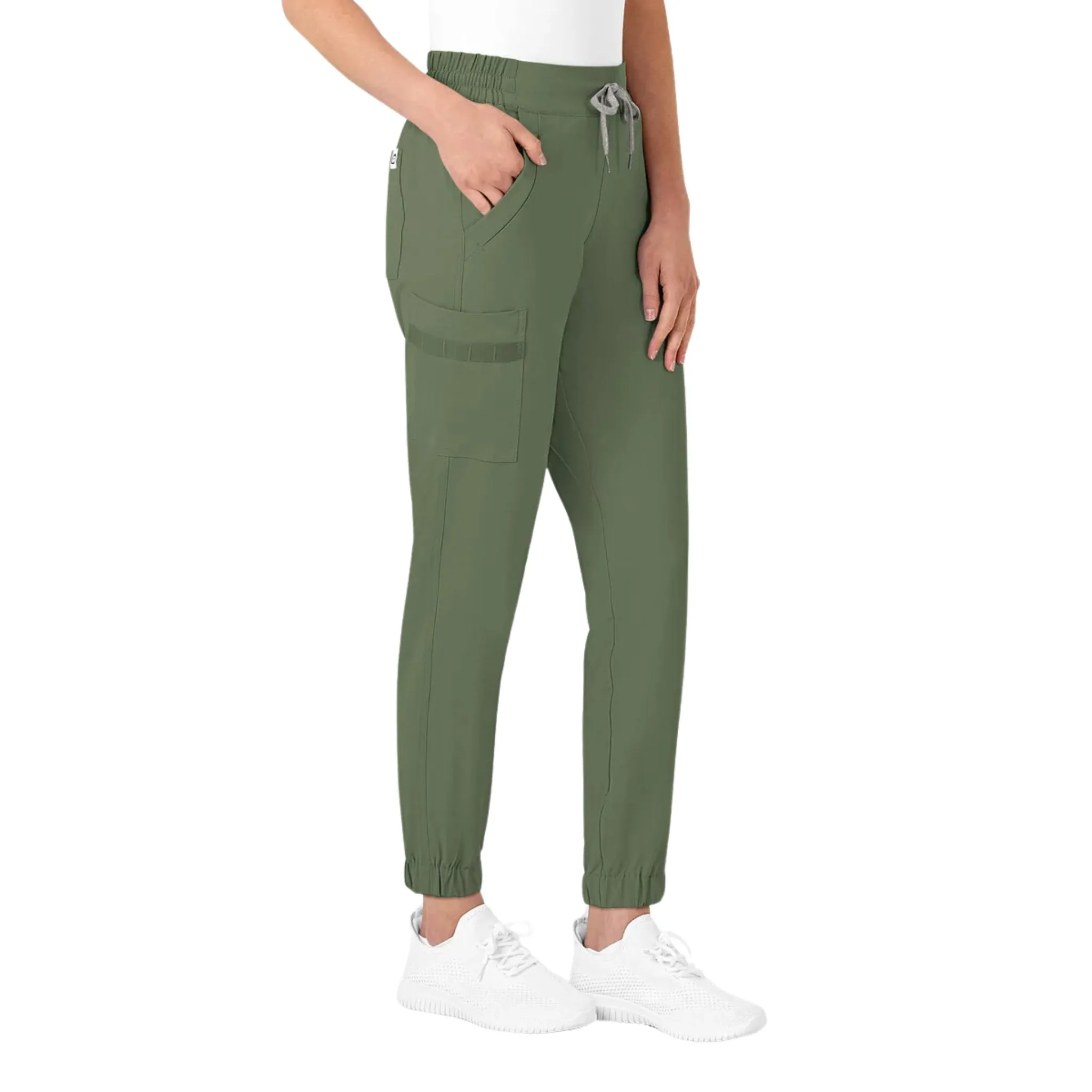 WonderWink Women's Jogger Scrub Pant - Olive