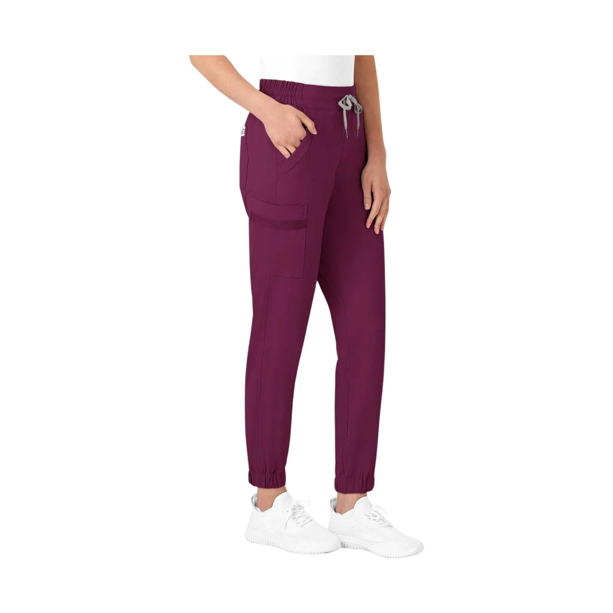 WonderWink Women's Jogger Scrub Pant - Wine