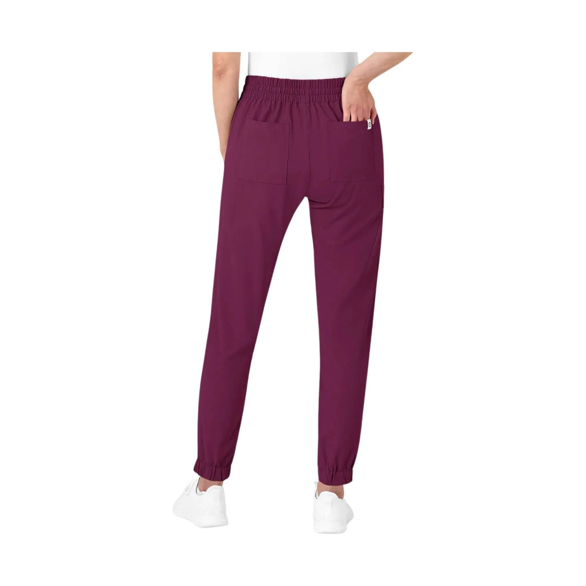 WonderWink Women's Jogger Scrub Pant - Wine