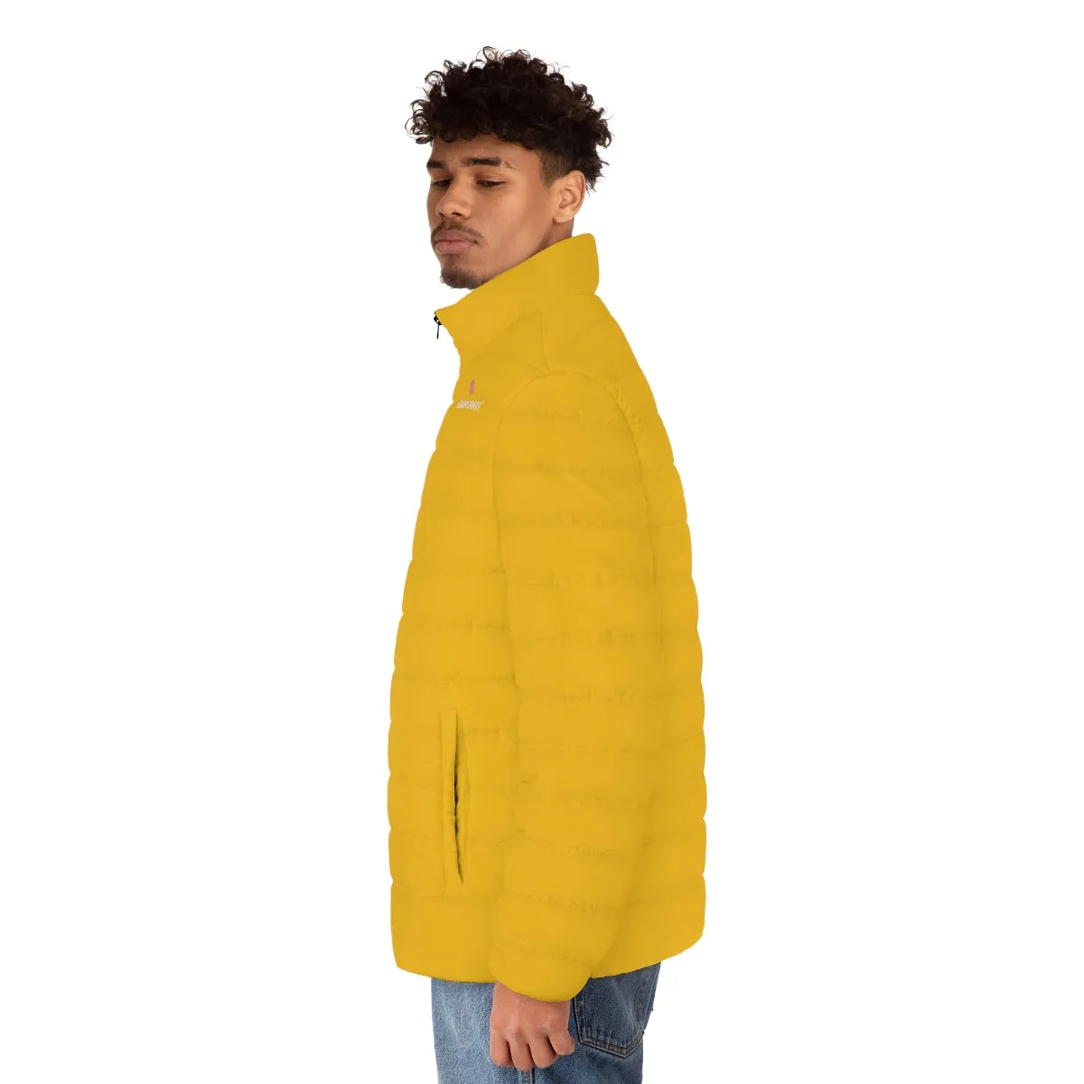 Yellow Color Men's Jacket, Best Men's Puffer Jacket