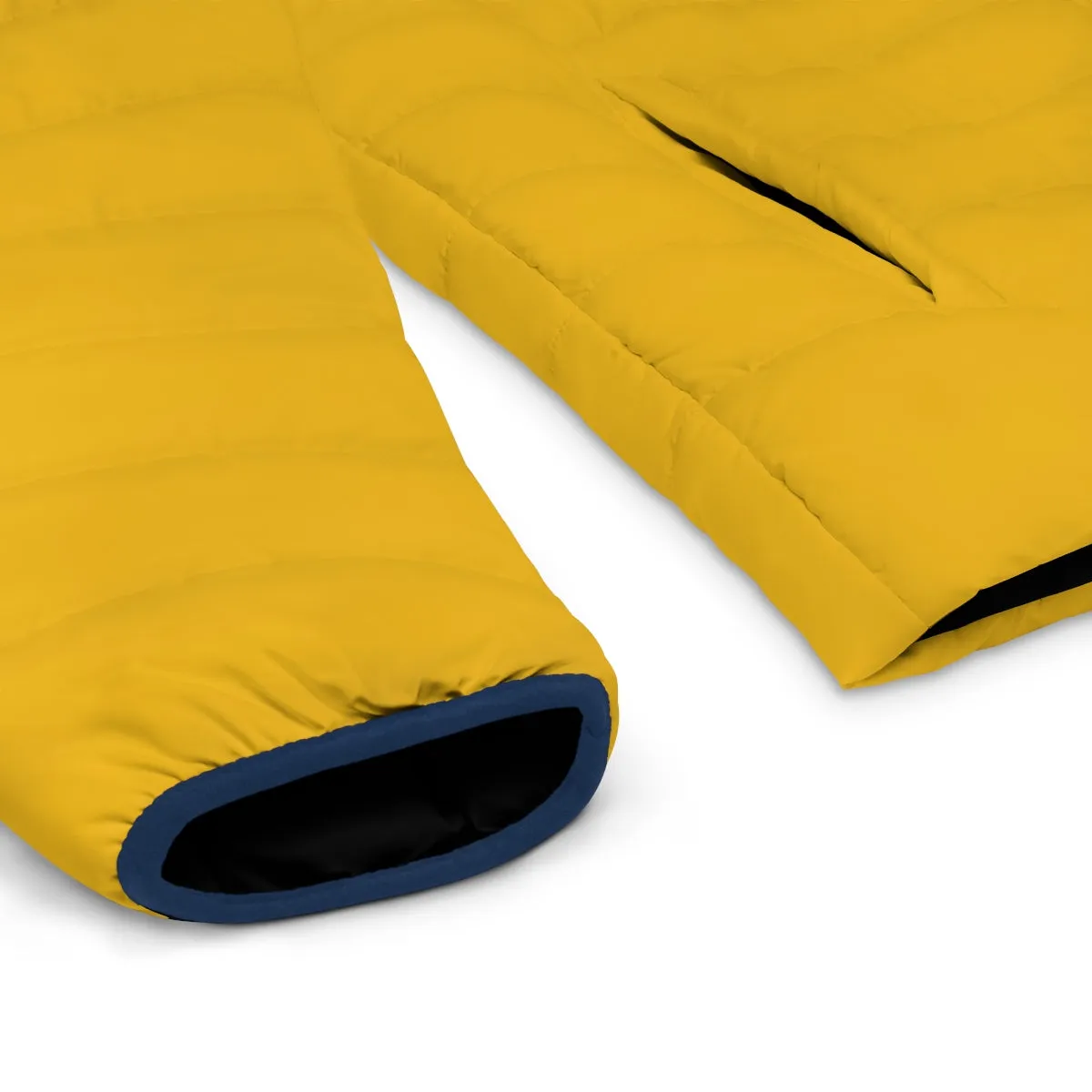 Yellow Color Men's Jacket, Best Men's Puffer Jacket
