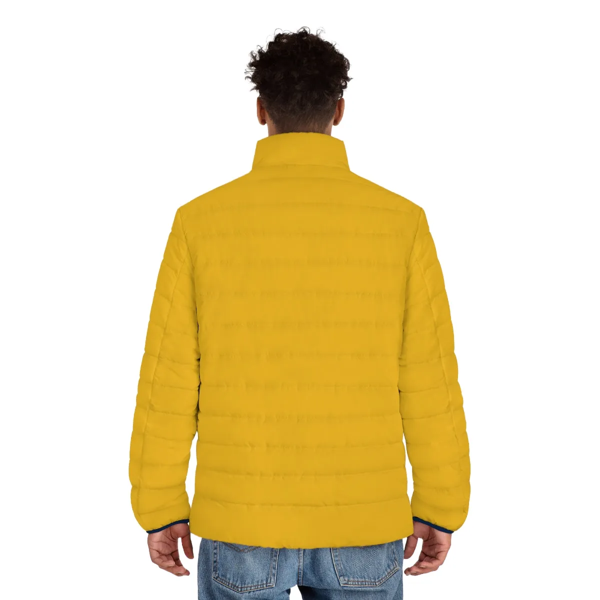 Yellow Color Men's Jacket, Best Men's Puffer Jacket